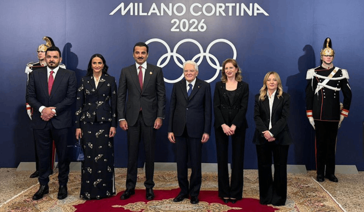 HH the Amir Commends Italian Efforts to Ensure Success of Milan-Cortina 2026 Winter Olympic Games